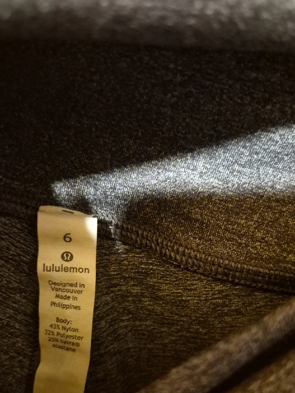 Womens Wunder Under Leggings Size 6 Heather Gray Ankle